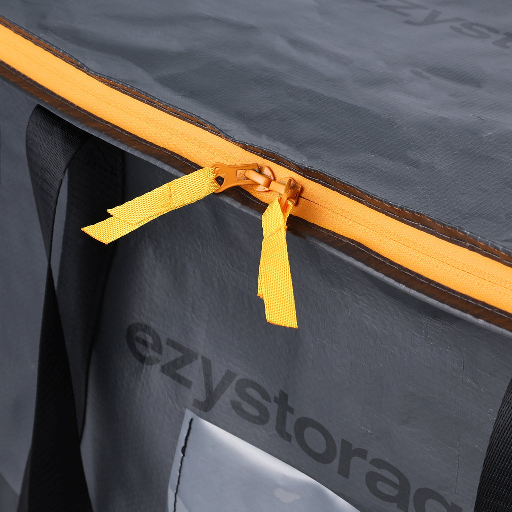 22.1 Gallon, Large, Heavy-Duty Collapsible Utility Storage Bag with Zipper and Reinforced Handles