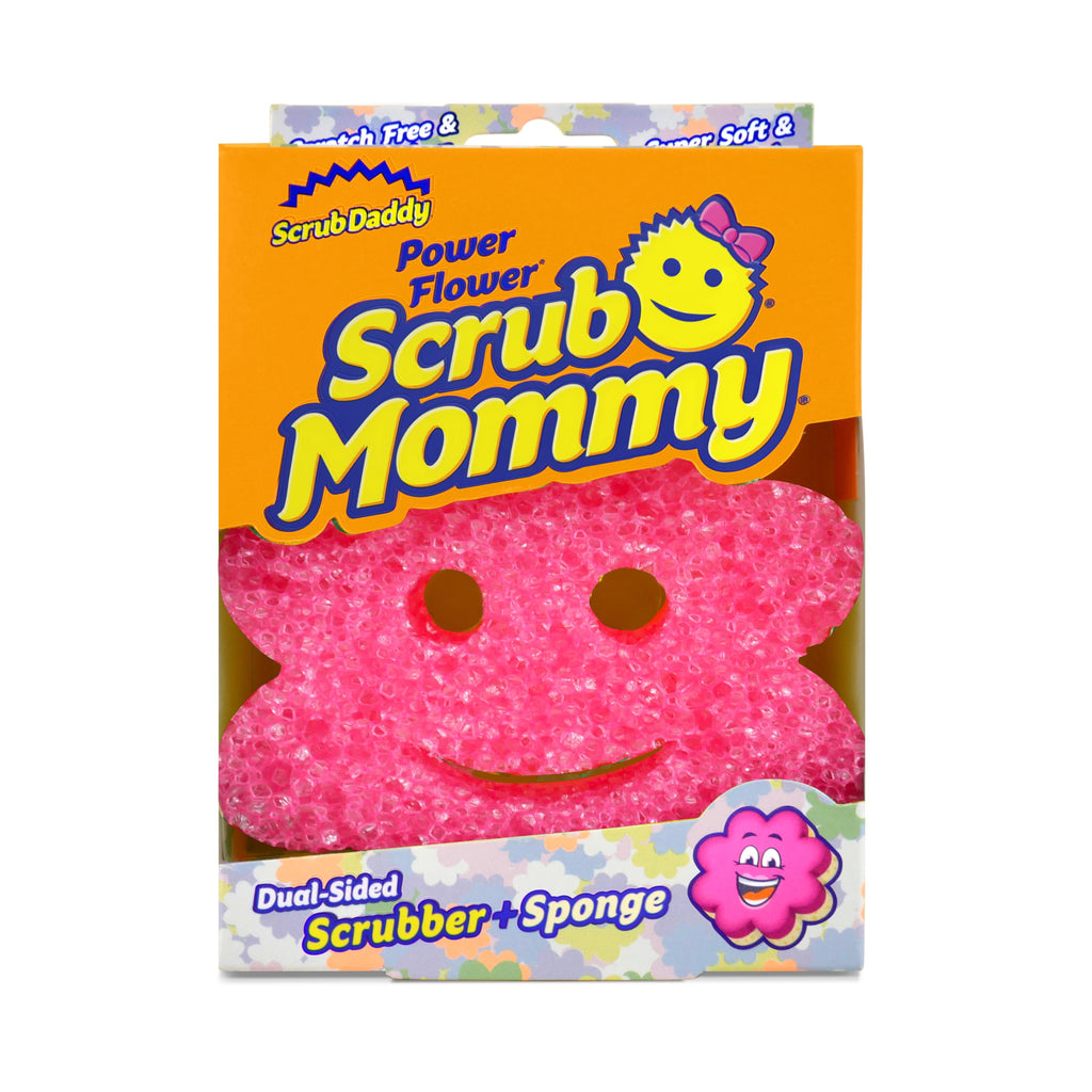 Scrub Mommy Power Flower Non-Scratch Cleaning Sponge