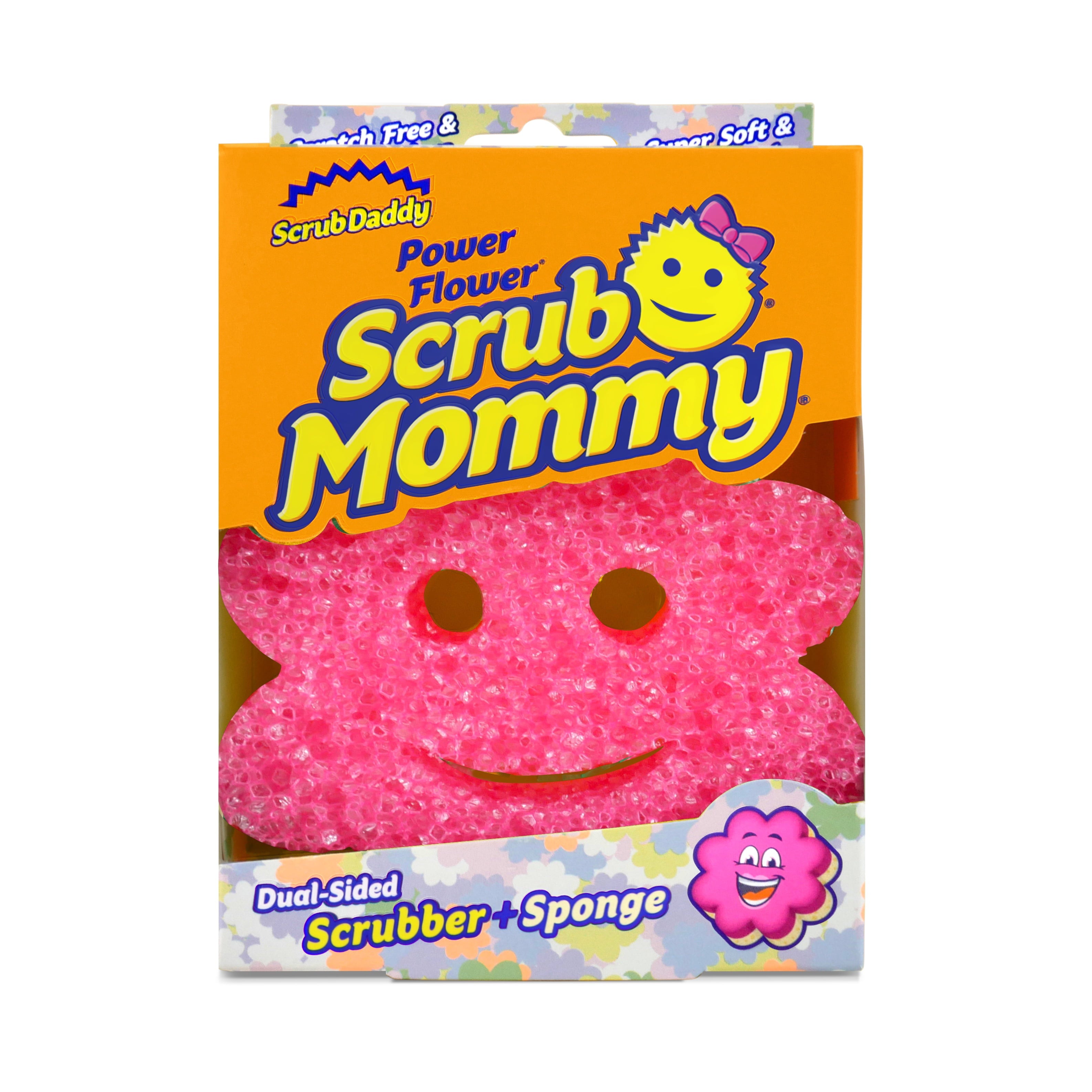 Scrub Mommy Power Flower Non-Scratch Cleaning Sponge