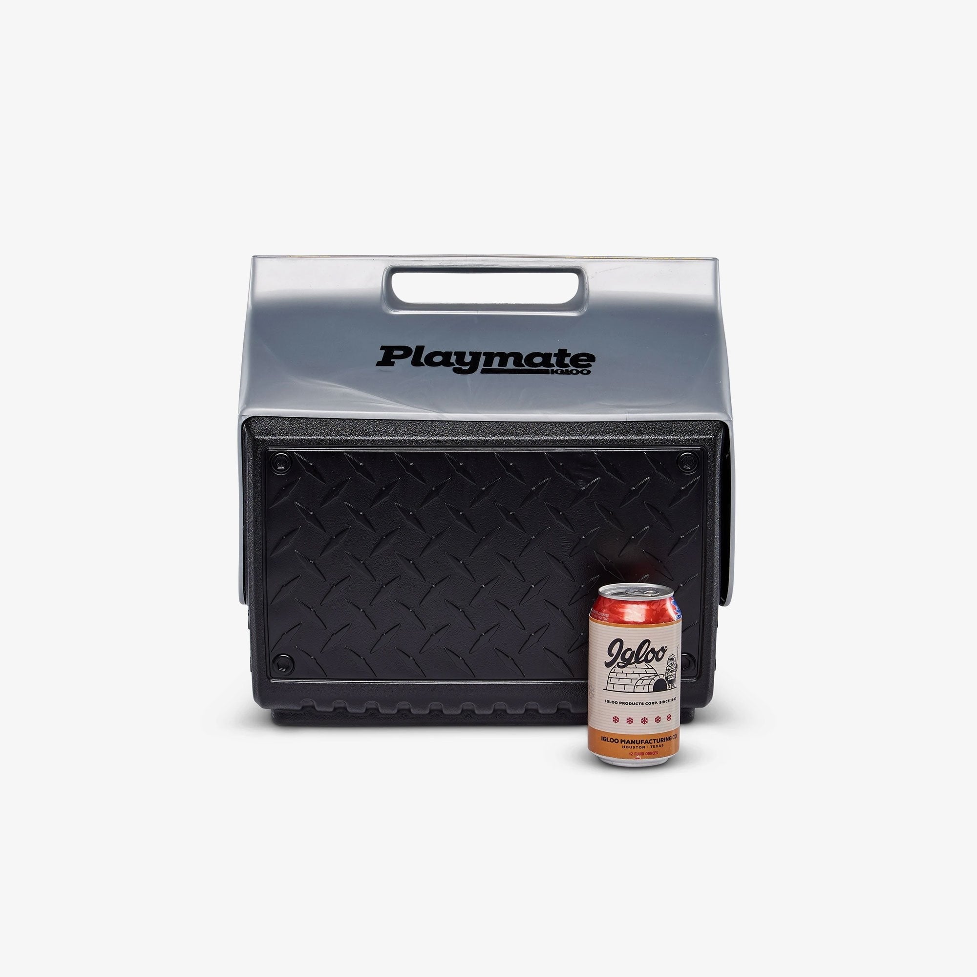 Playmate "The Boss" 14 qt. Hard Cooler - Black/Silver