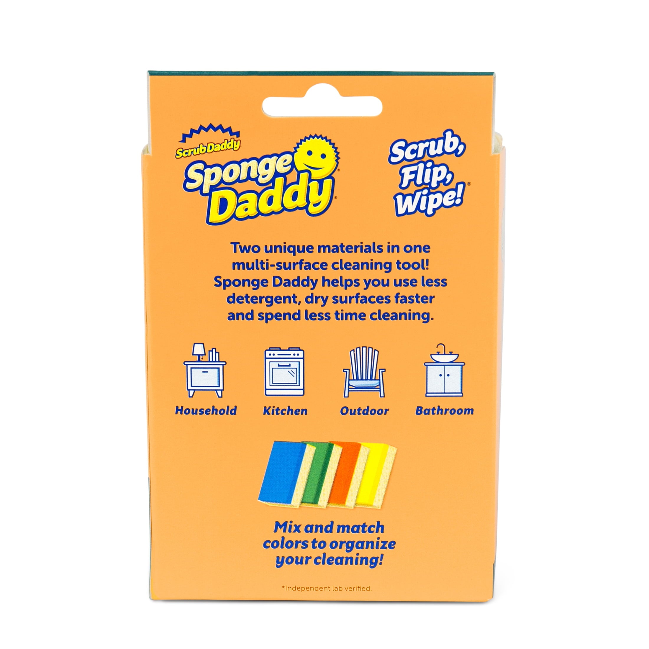 Sponge Daddy Non-Scratch Sponges, 4 Count