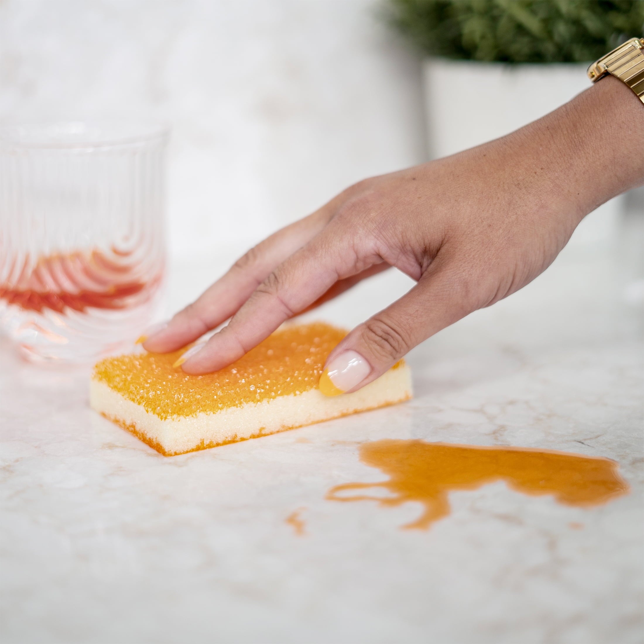 Sponge Daddy Non-Scratch Sponges, 4 Count