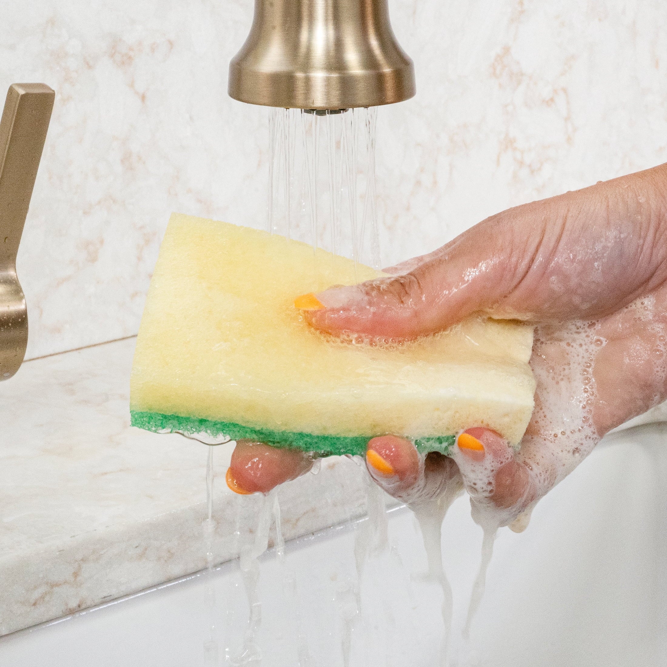Sponge Daddy Non-Scratch Sponges, 4 Count