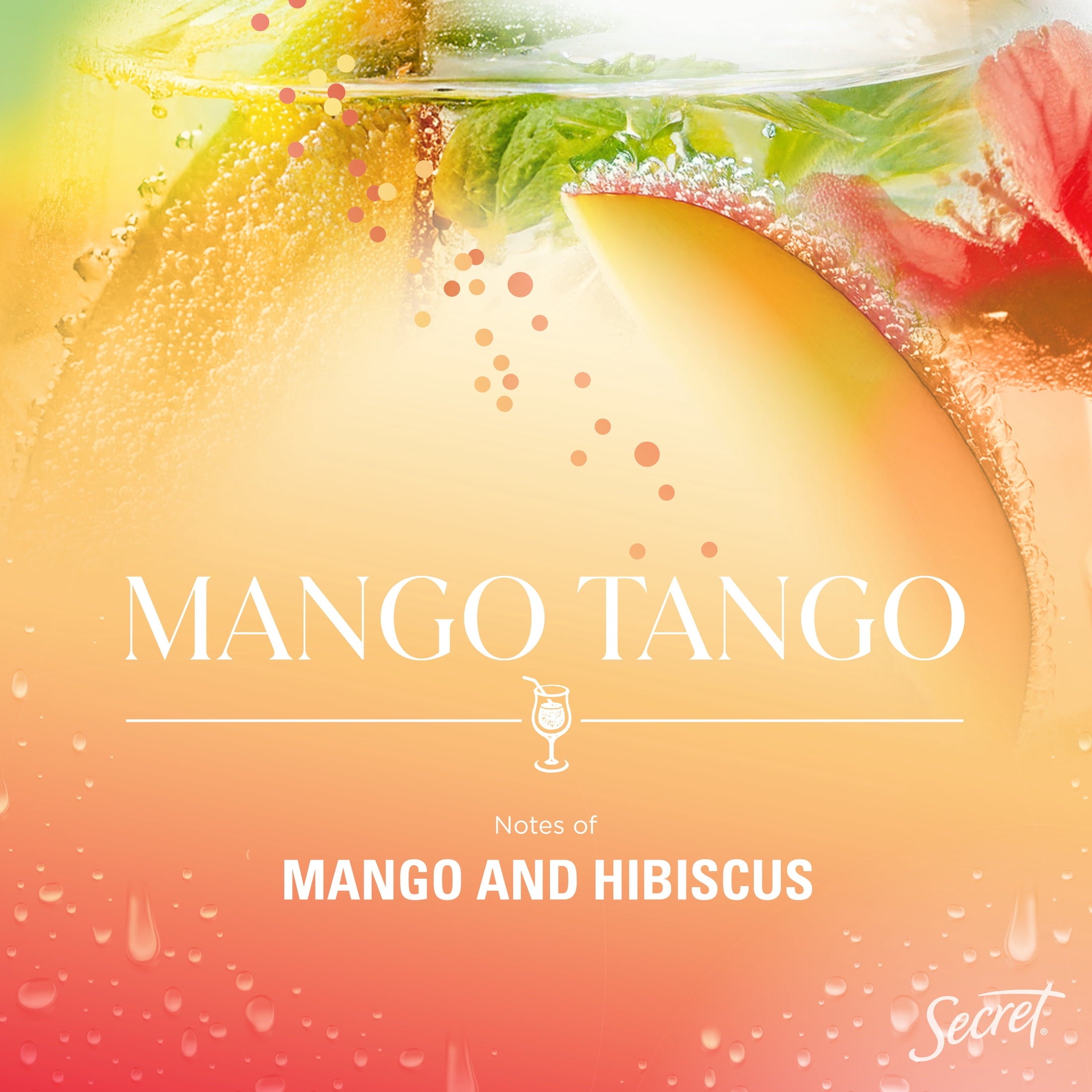 Fresh Invisible Solid Antiperspirant &amp; Deodorant for Women, Mango Tango, 2.6oz