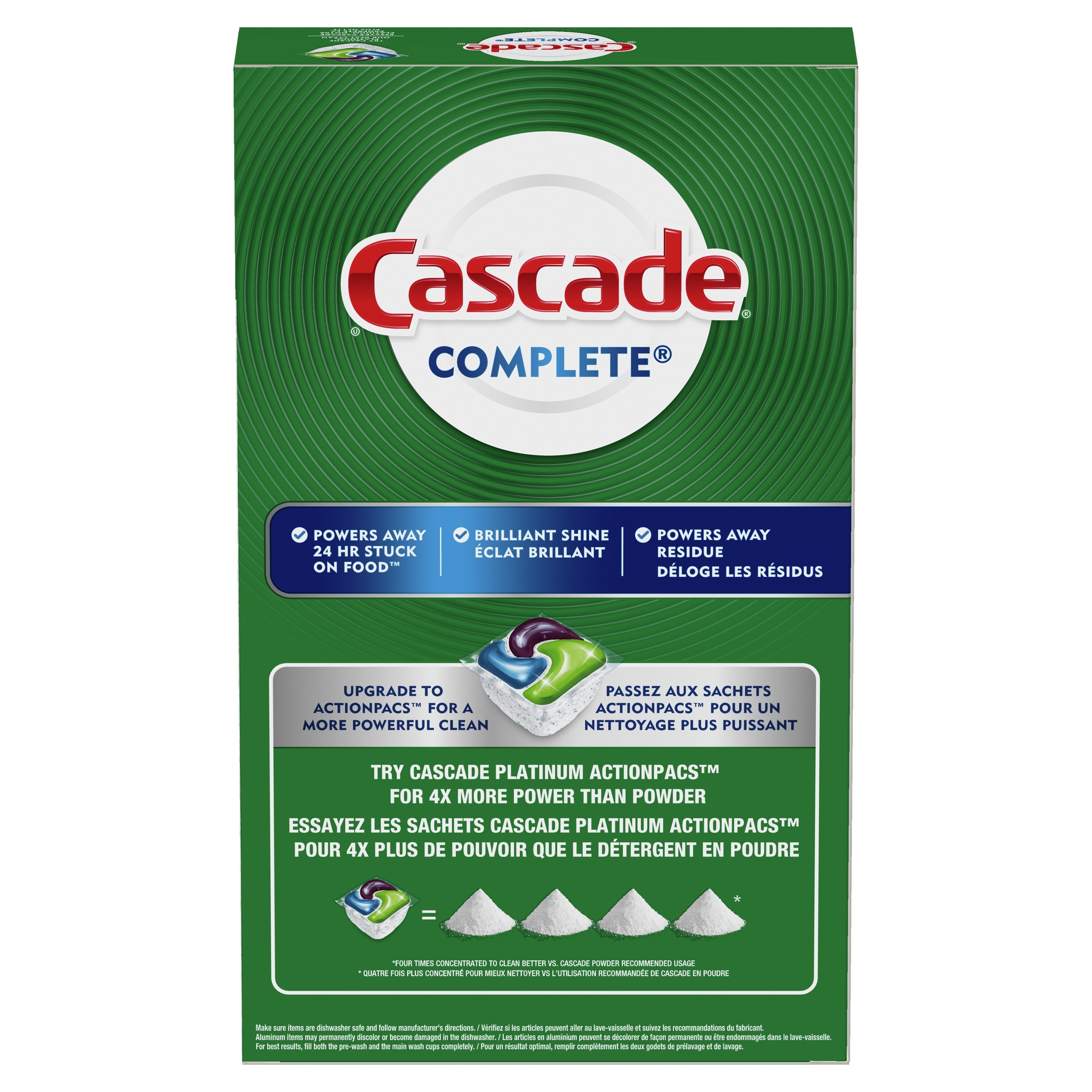 Complete Powder Dishwasher Detergent, Fresh Scent, 60 ounces