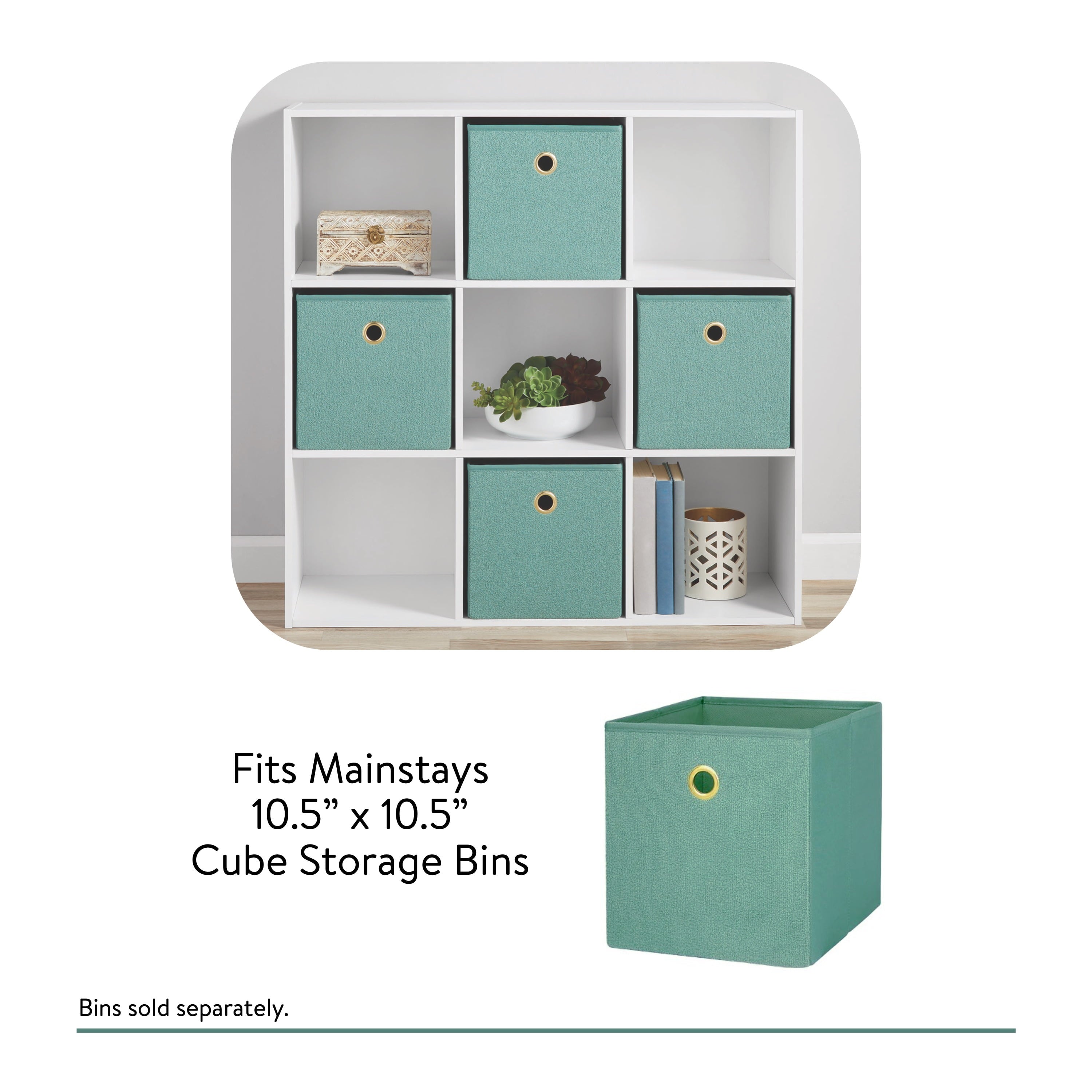 9 Cube Storage Organizer, White