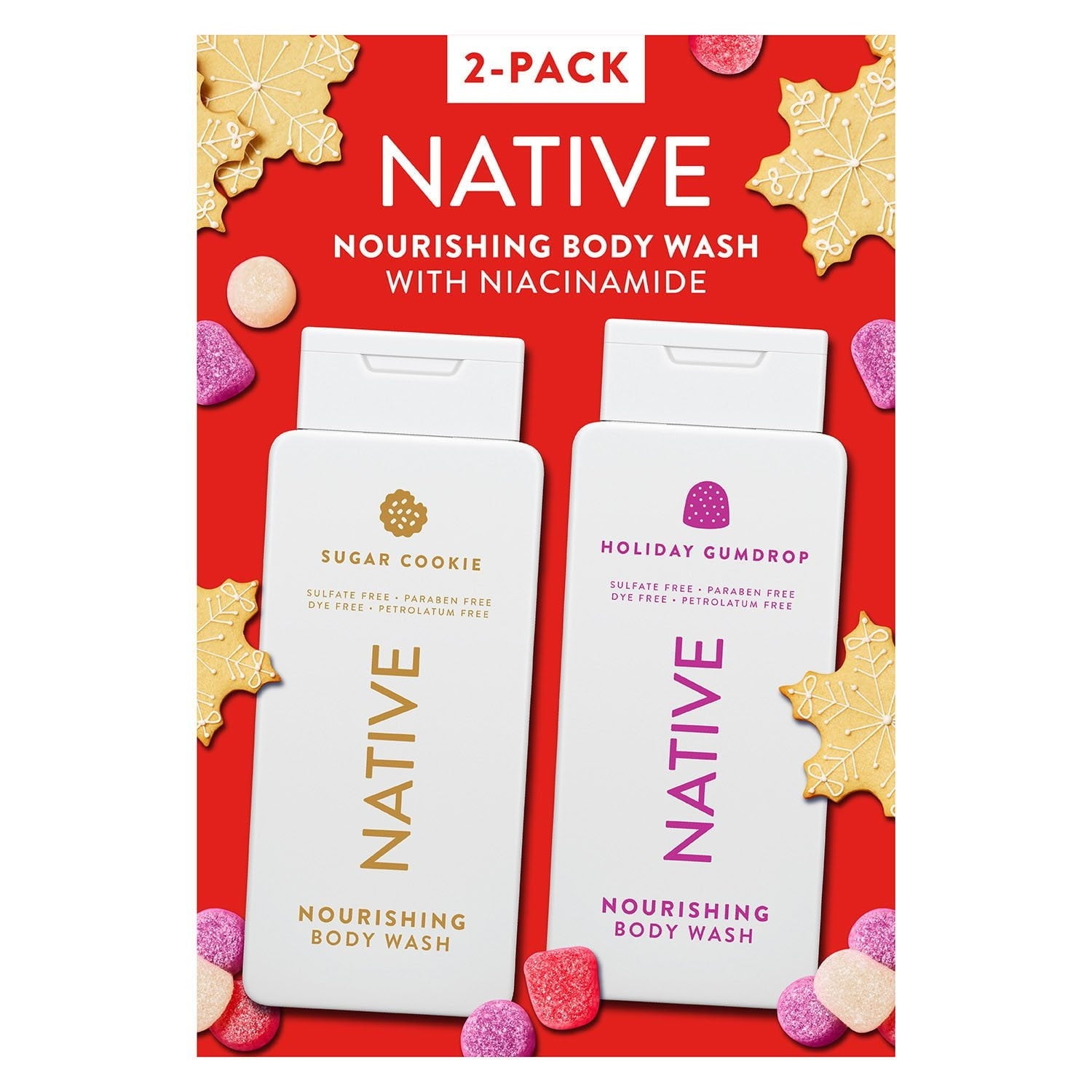 Nourishing Body Wash, Holiday Variety Pack, 18 Fluid Ounce (Pack of 2)