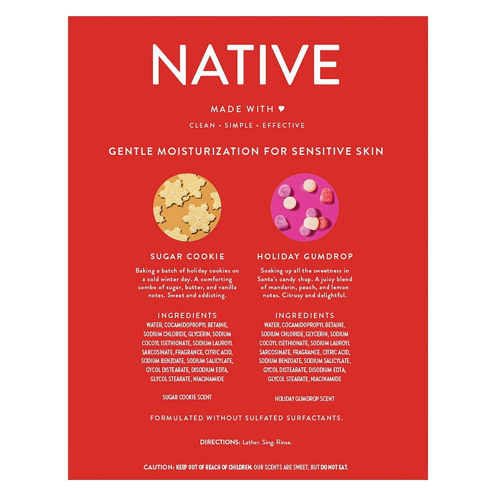 Nourishing Body Wash, Holiday Variety Pack, 18 Fluid Ounce (Pack of 2)