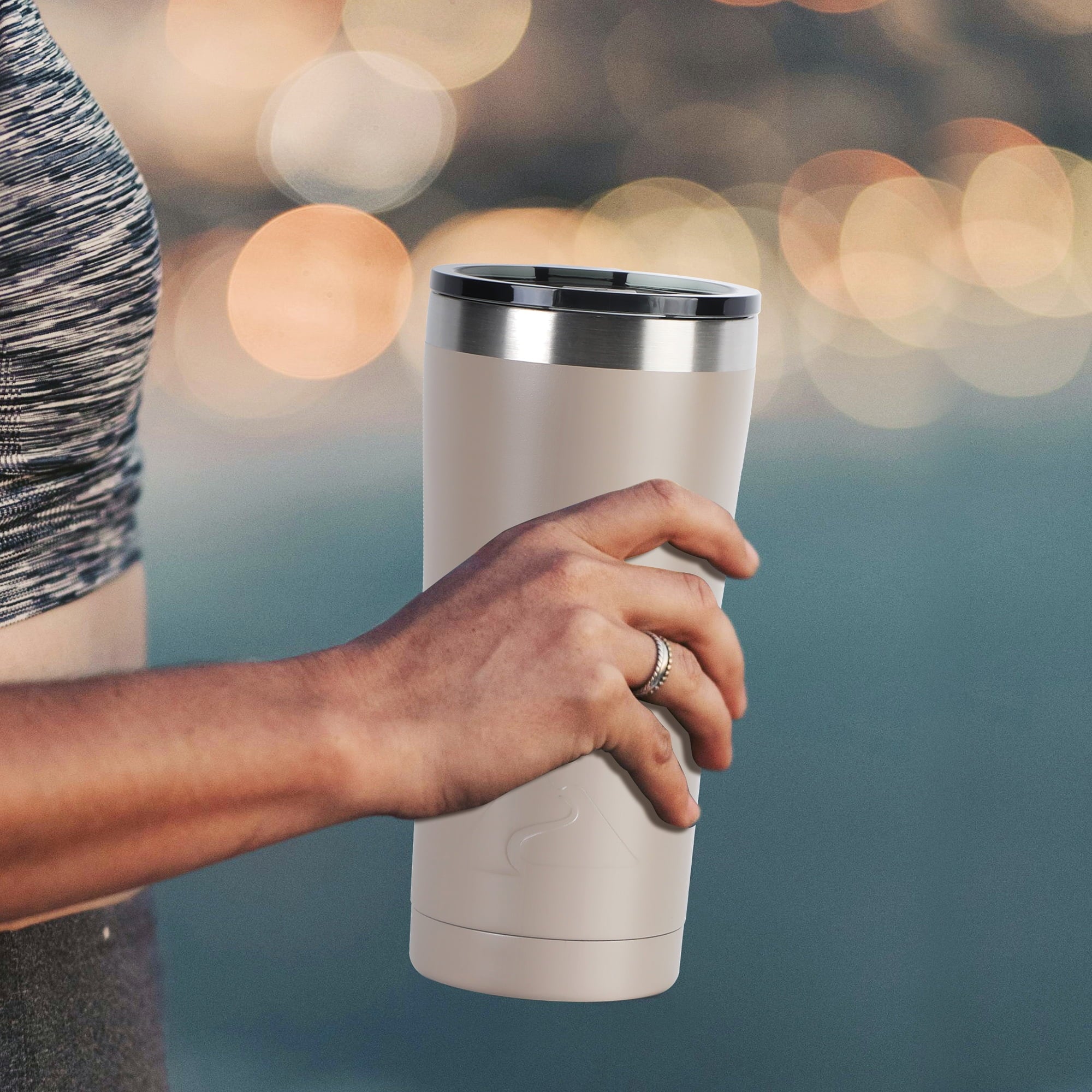 Ozark Trail 22 oz Stainless Steel Insulated Tumbler, Black