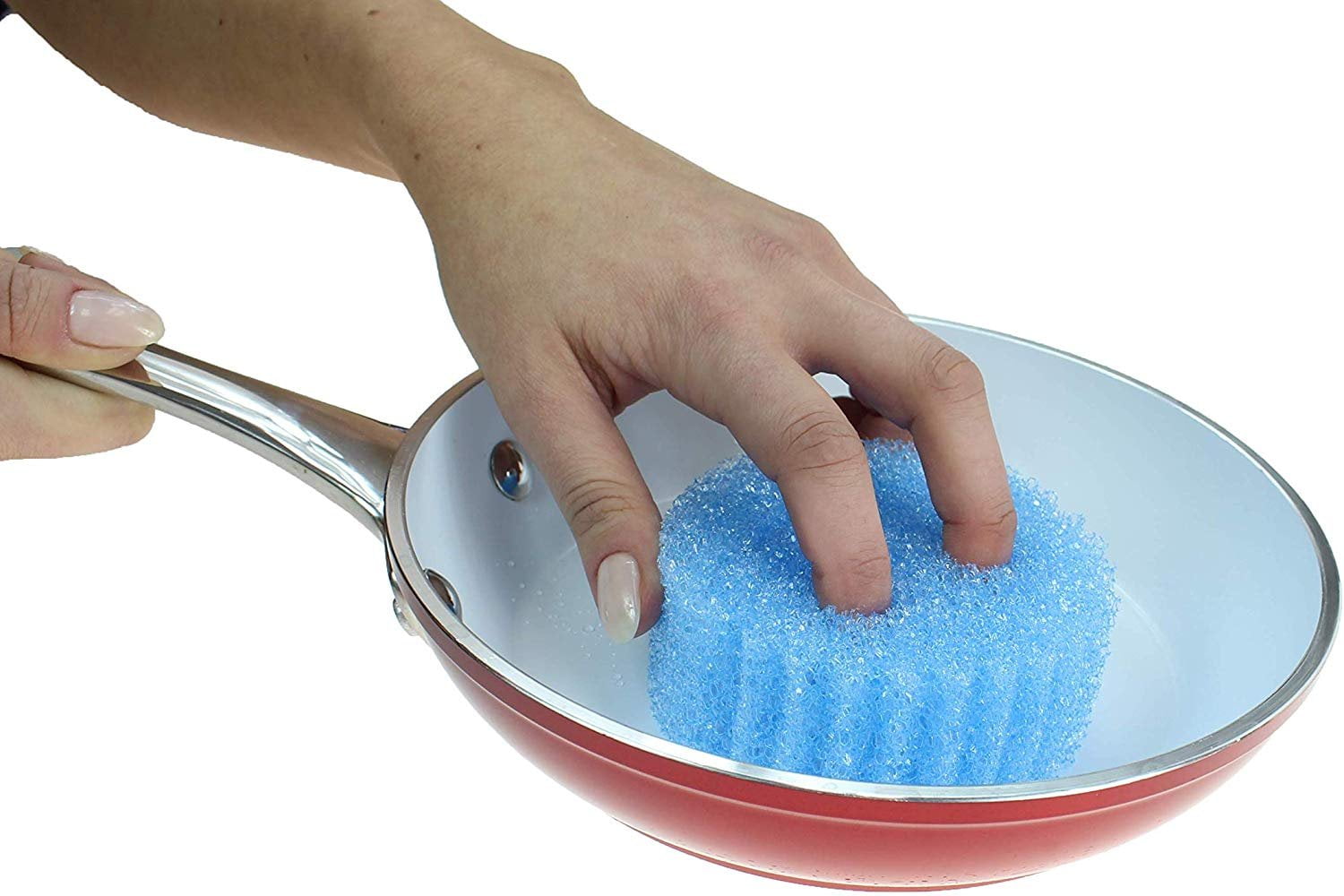Scratch Free Color Sponge with Flex Texture, Pack3