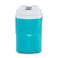 1/2 Gallon Sports Beverage Plastic Jug with Hooks, Aqua