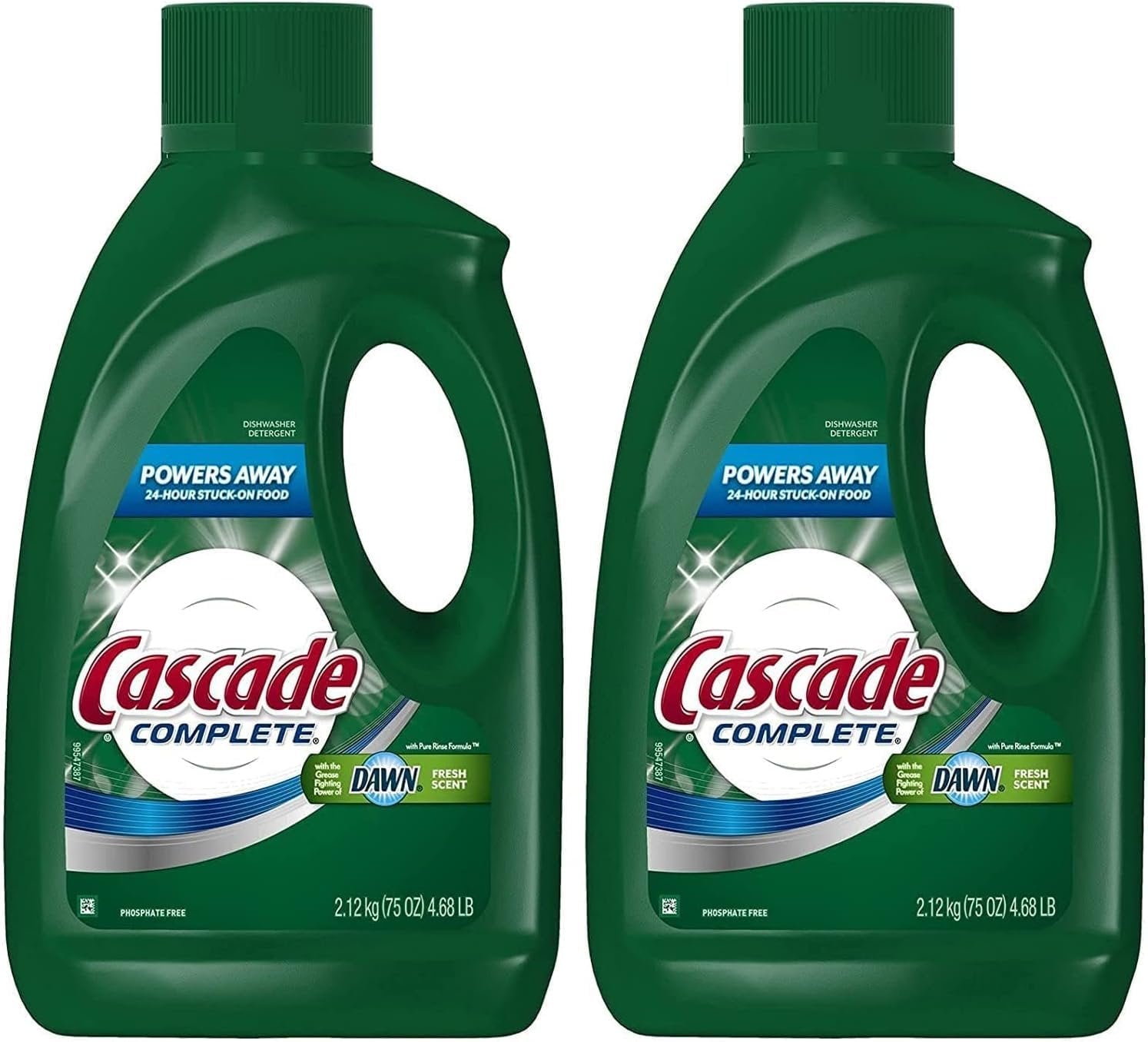 Complete Gel All-in-1 Dishwasher Detergent - 75 oz - Fresh - 2 pk