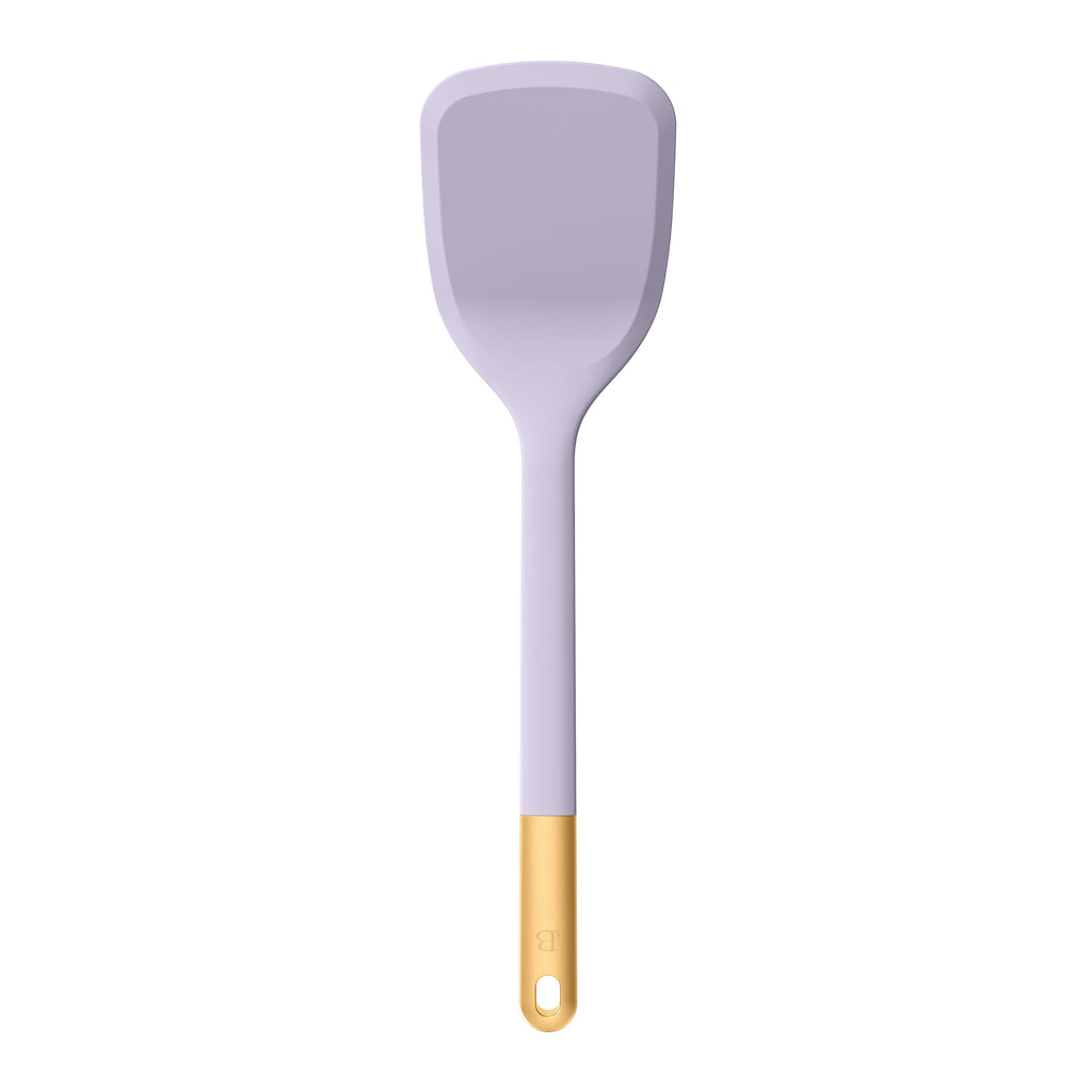 3-Piece Silicone Kitchen Utensil Tool Set, Porcini Taupe by Drew Barrymore