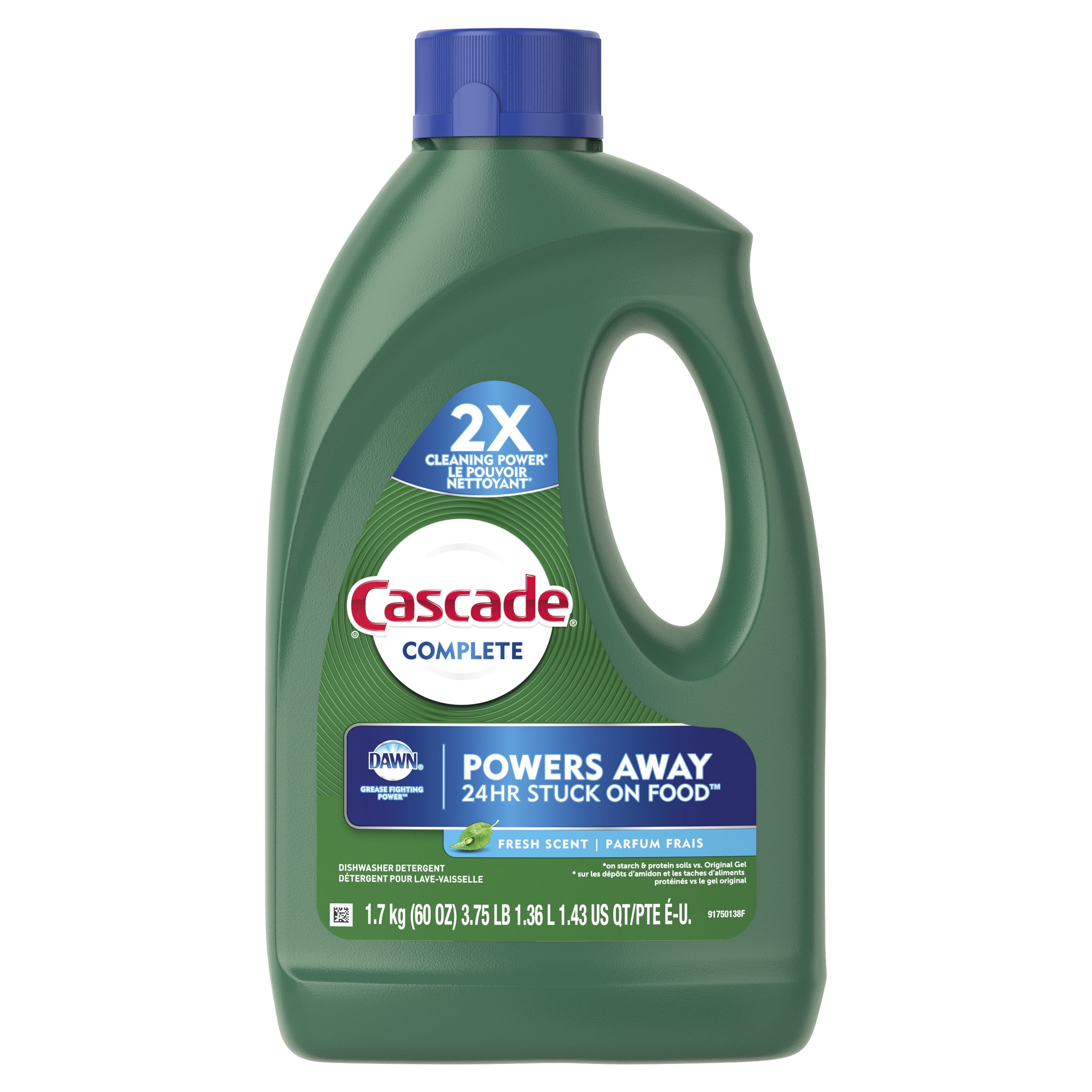 Complete Gel Dishwasher Detergent, Fresh Scent, 60 oz