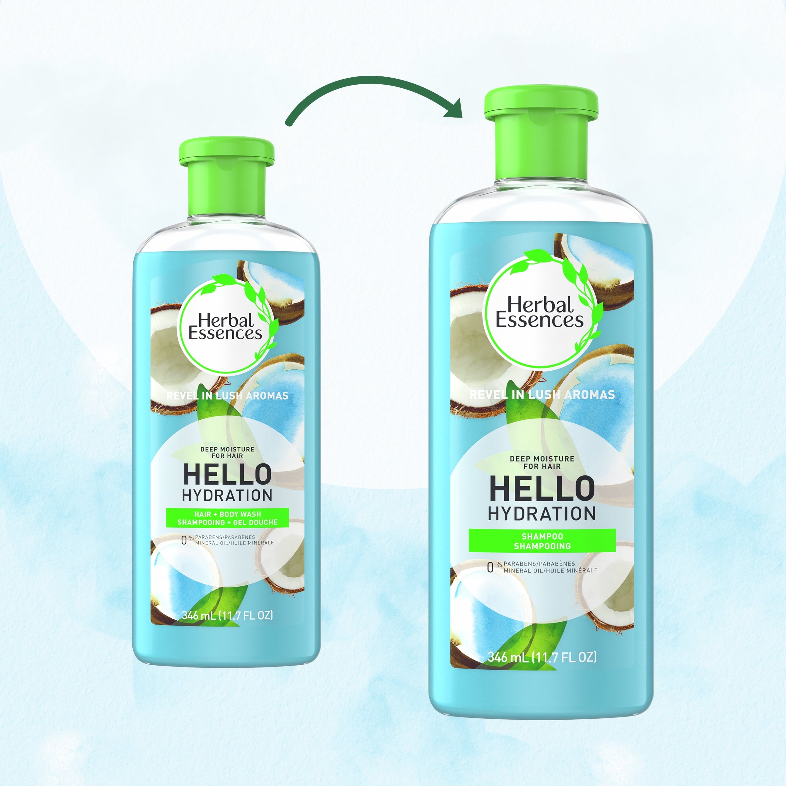 Hello Hydration Shampoo and Body Wash, 11.7 fl oz