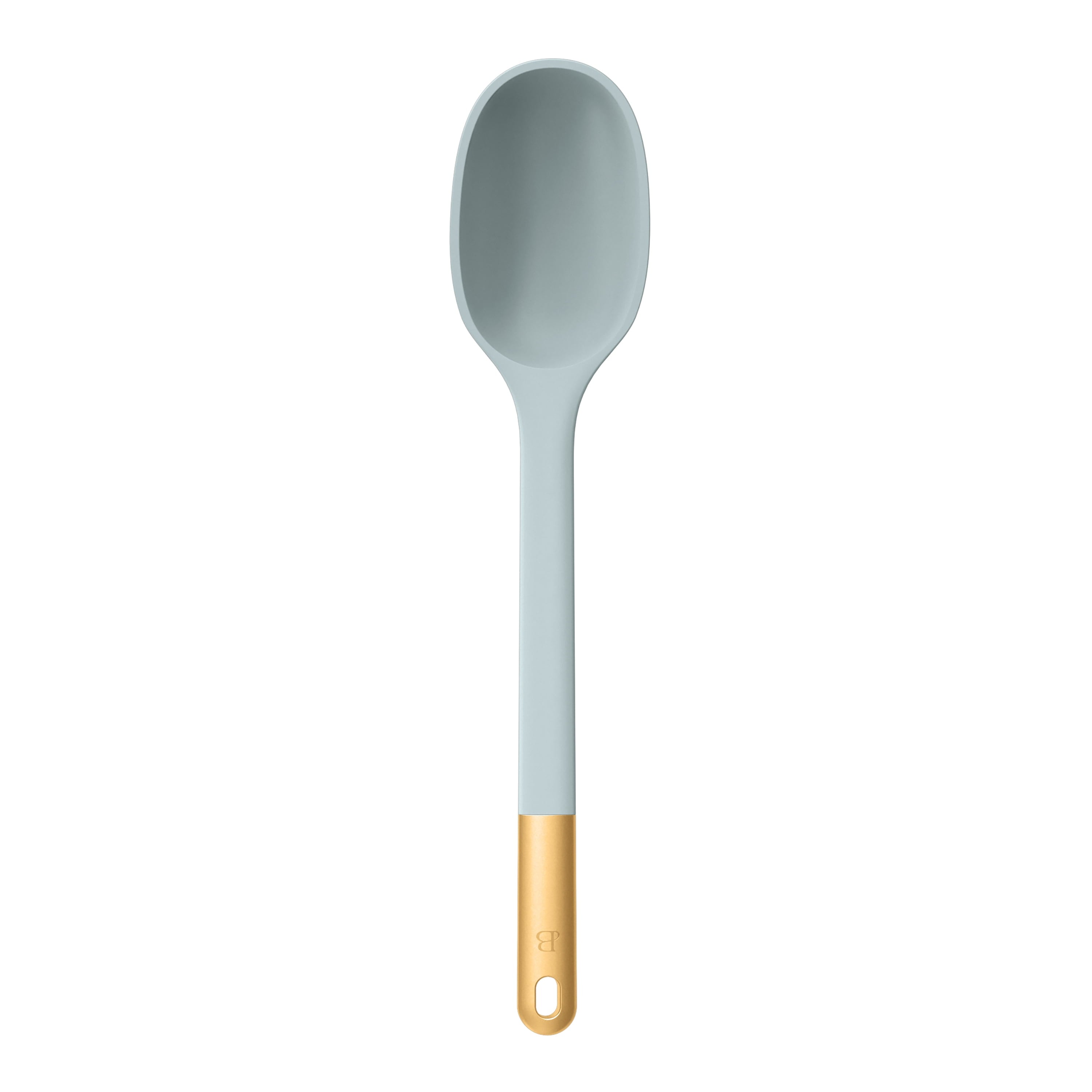 6-Piece Silicone Tool Set with Ceramic Crock, Porcini Taupe by Drew Barrymore