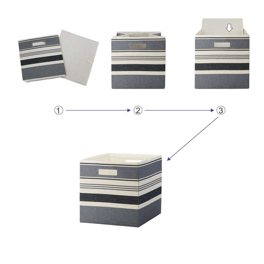 Better Homes &amp; Gardens Collapsible Fabric Cube Storage Bin, Vanilla