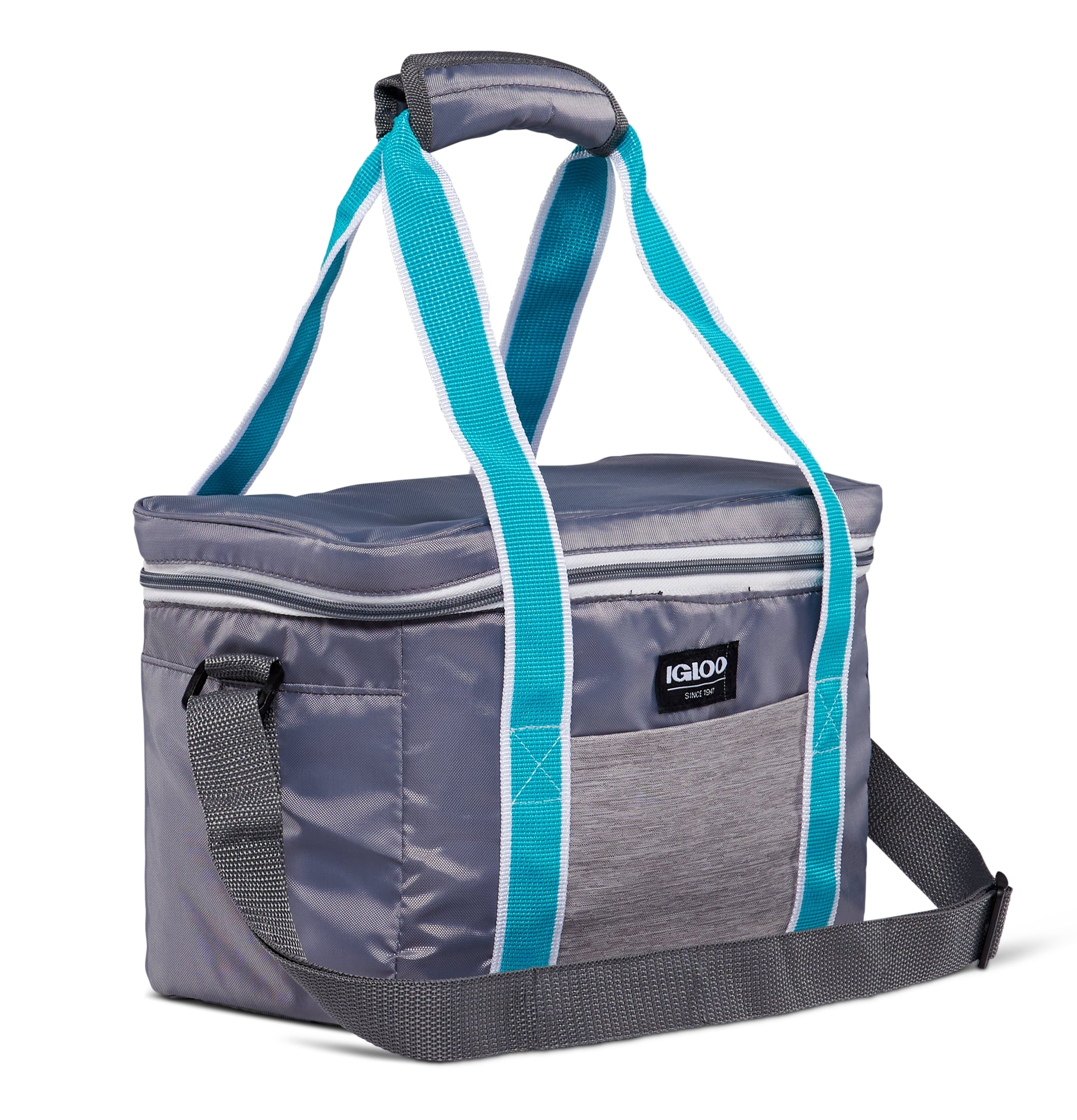 (2 pack) Igloo 12 Can Heritage Lunch Companion Cooler Bag - Teal