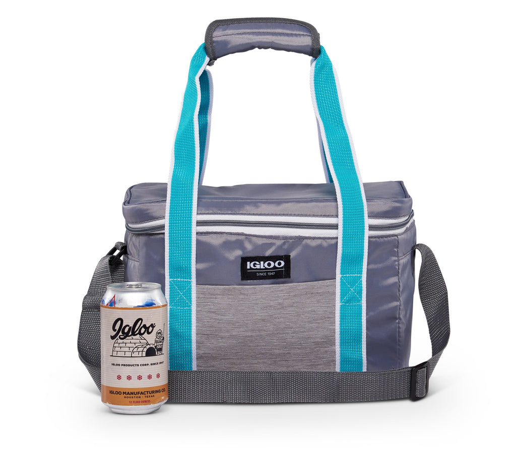 (2 pack) Igloo 12 Can Heritage Lunch Companion Cooler Bag - Teal