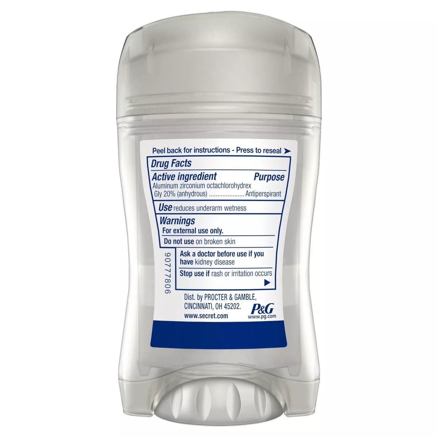 Clear Gel Antiperspirant, Completely Clean, 1.6oz