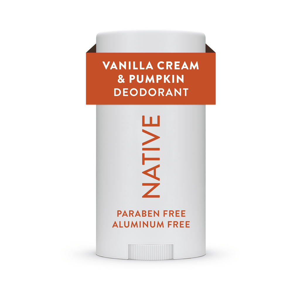 Aluminum-Free Vanilla Cream &amp; Pumpkin Deodorant for Women and Men, 2.65 oz