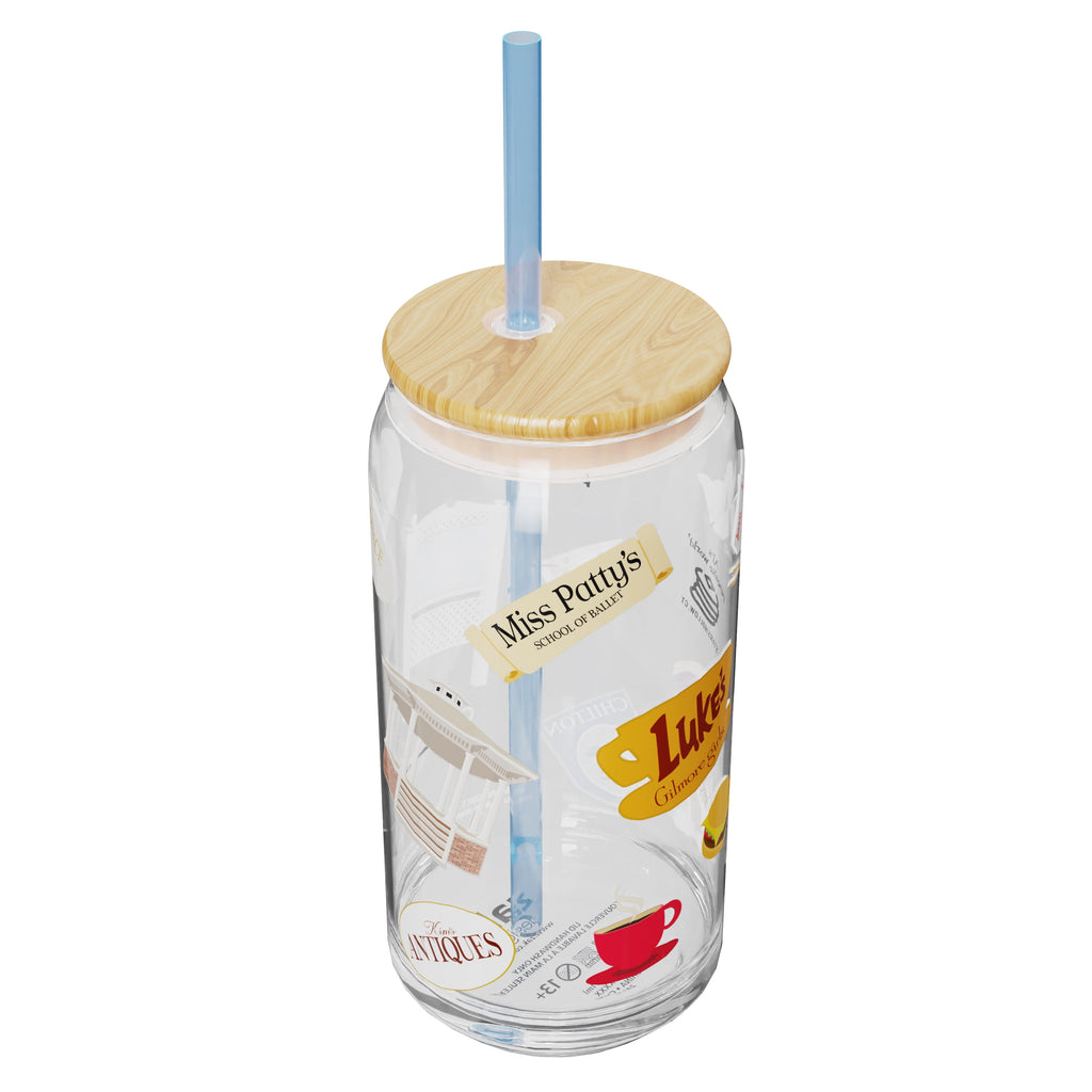20oz Gilmore Girls Glass Hadley Tumbler
