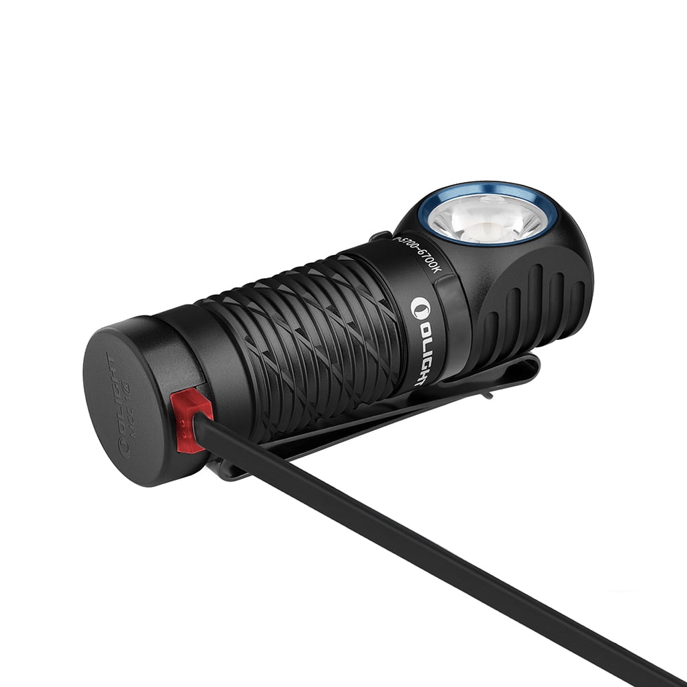 Perun 2 Mini 1100 Lumens LED Rechargeable Headlamp, Black