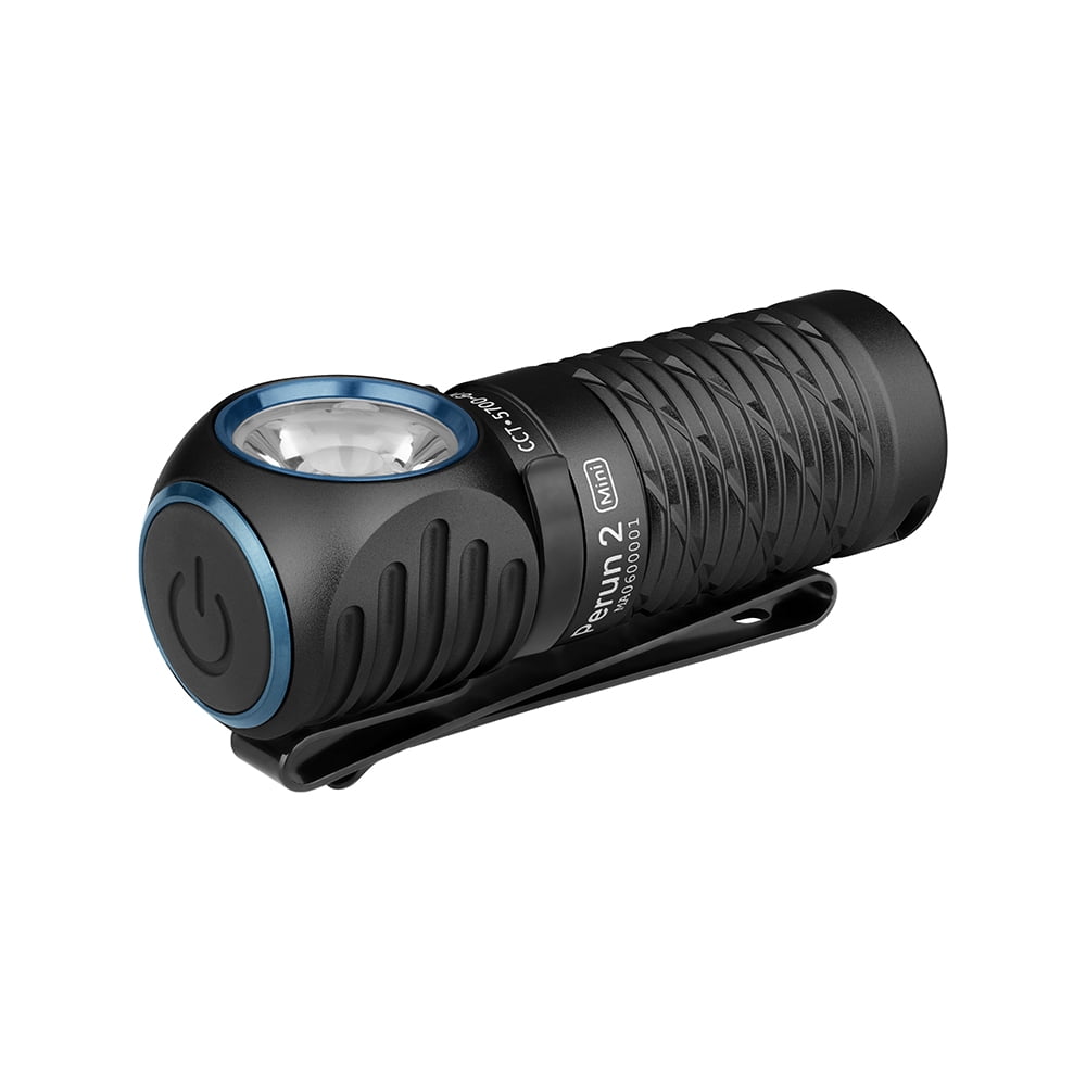 Perun 2 Mini 1100 Lumens LED Rechargeable Headlamp, Black