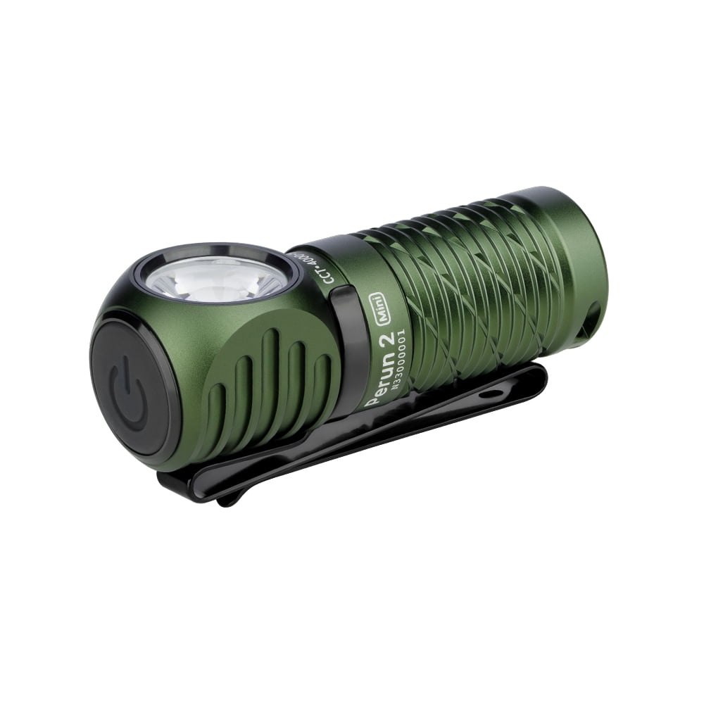 Perun 2 Mini 1100 Lumens LED Rechargeable Headlamp, Black