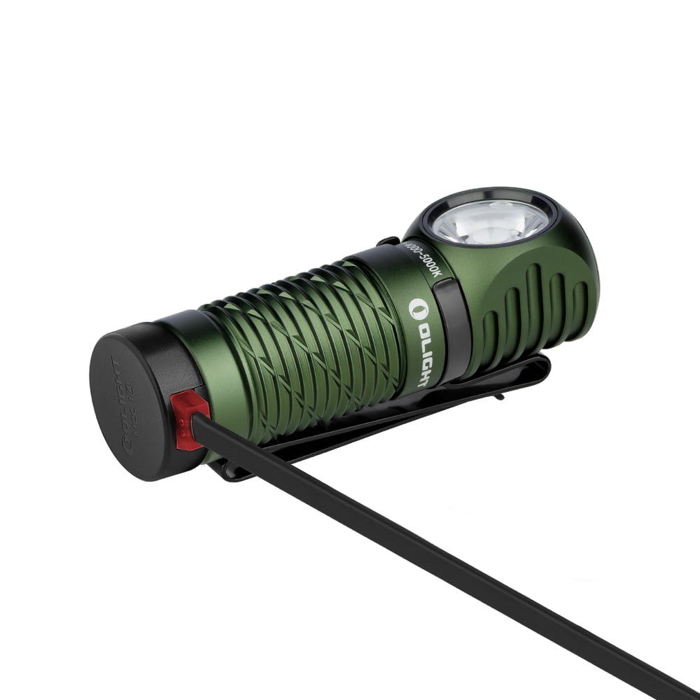 Perun 2 Mini 1100 Lumens LED Rechargeable Headlamp, Black