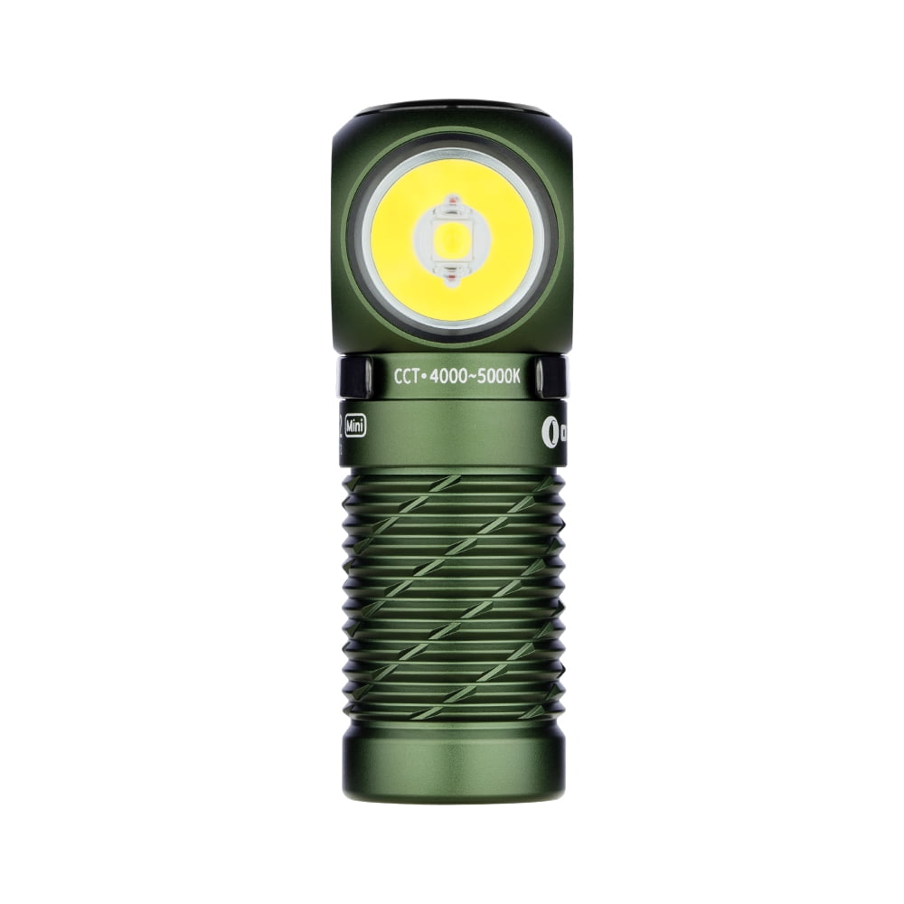 Perun 2 Mini 1100 Lumens LED Rechargeable Headlamp, Black