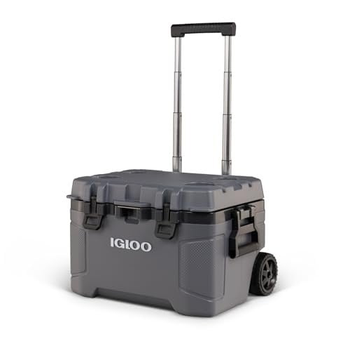 Trailmate 52 Qt Wheeled Cooler, Carbonite