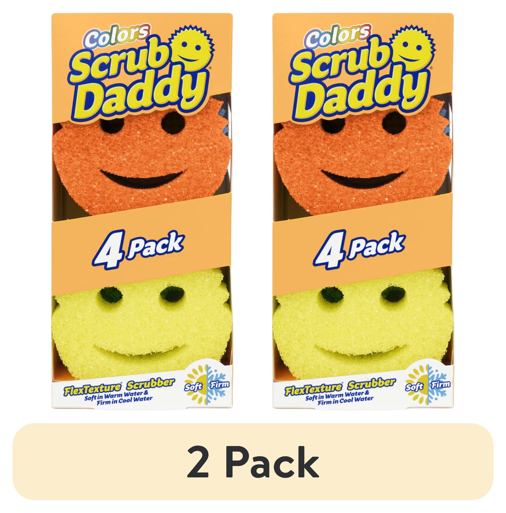 Colors Non-Scratch Cleaning Sponges, 4 Count