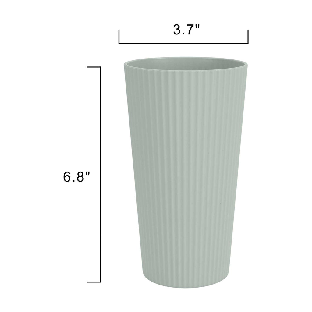 - Black Eco-Friendly Recycled Plastic Beverage Tumbler, 26-Ounce