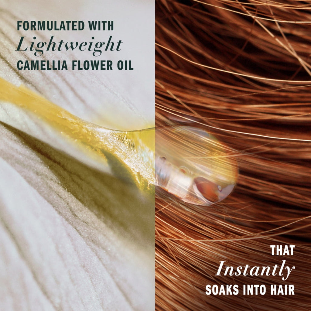 Lightweight Hair Oil, Certified Pure Plants, with Aloe and Camellia Flower Oil, 3.2 fl oz