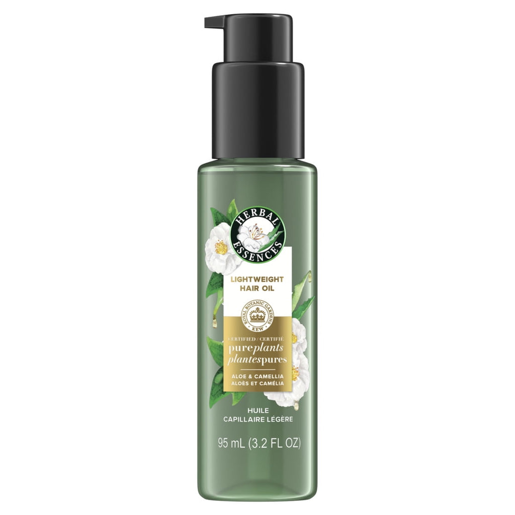 Lightweight Hair Oil, Certified Pure Plants, with Aloe and Camellia Flower Oil, 3.2 fl oz
