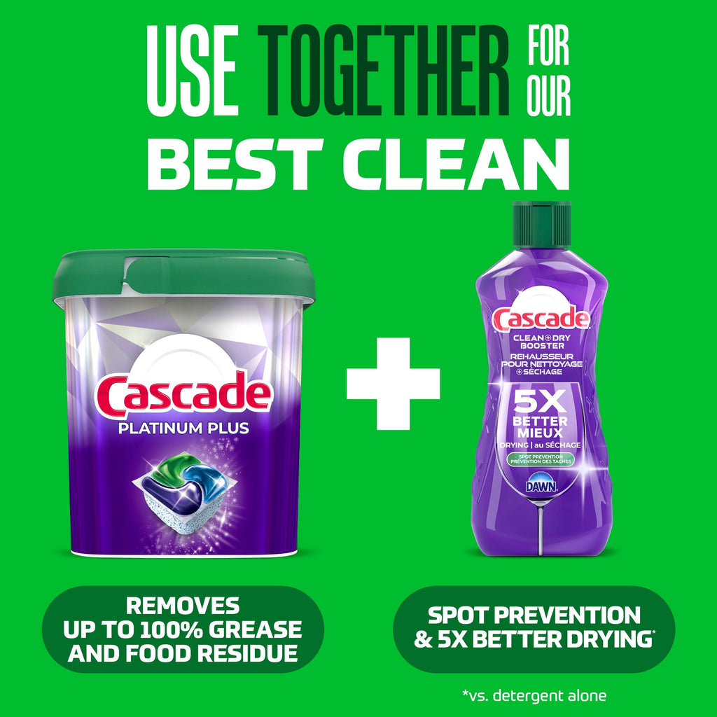 Rinse Aid Clean &amp; Dry Booster, 30.5oz