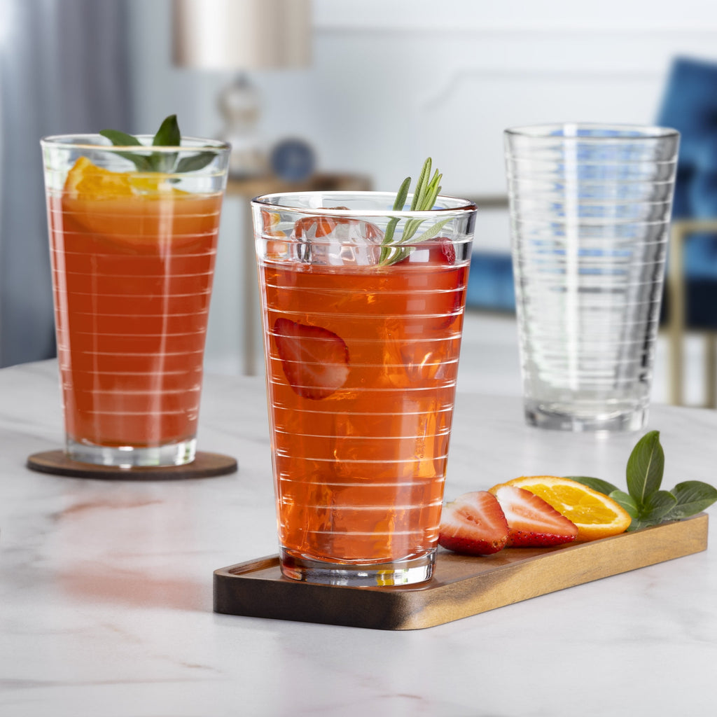 Gallant Glass Drinkware Set, 16.2 oz, 8-Piece