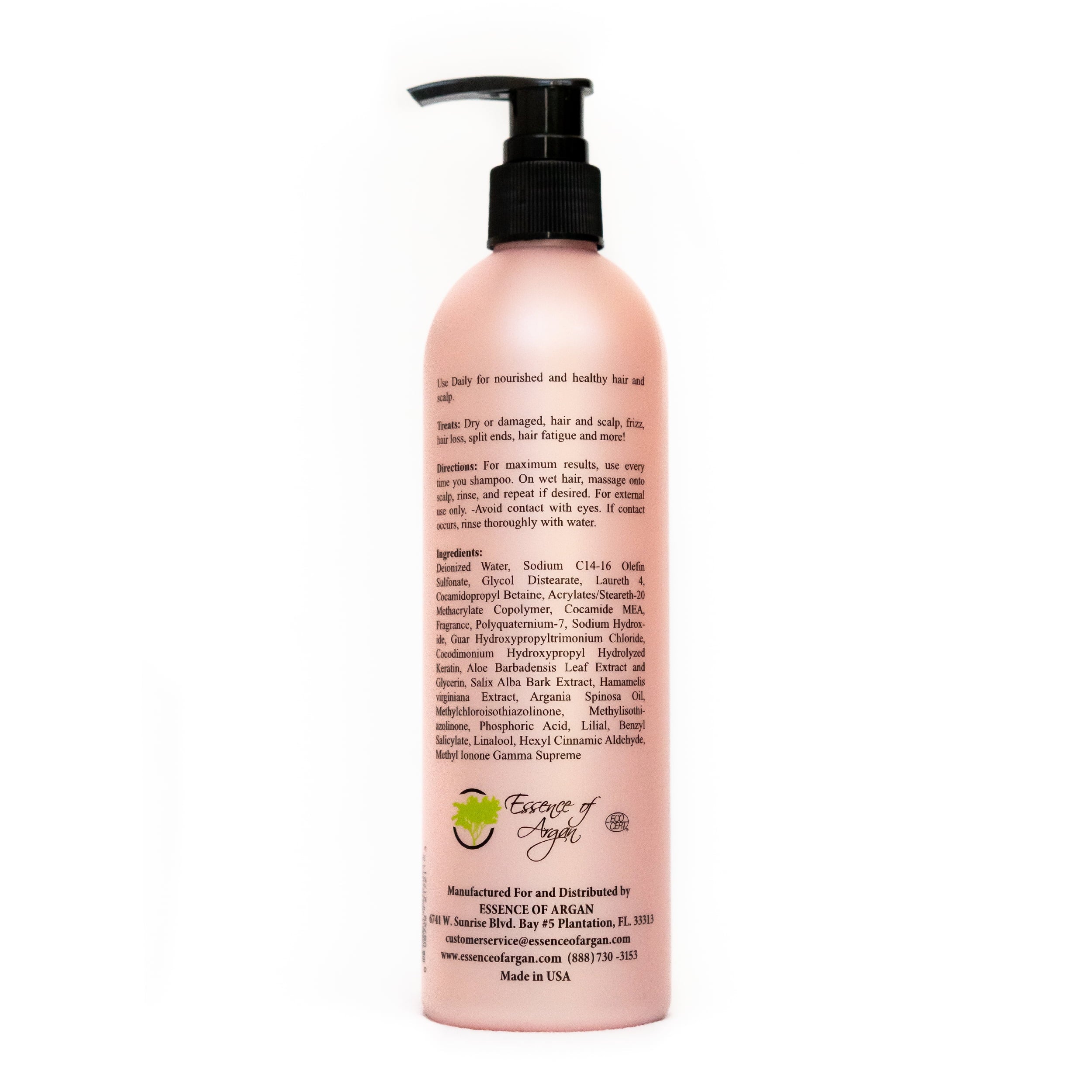 Of Argan Shampoo - Organic Argan Oil, Volume, Nourish, Restore - 355ml