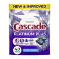 Platinum Plus Dishwasher Pods, Dishwasher Detergent, Dish Detergent Soap, Fresh, 40 Count