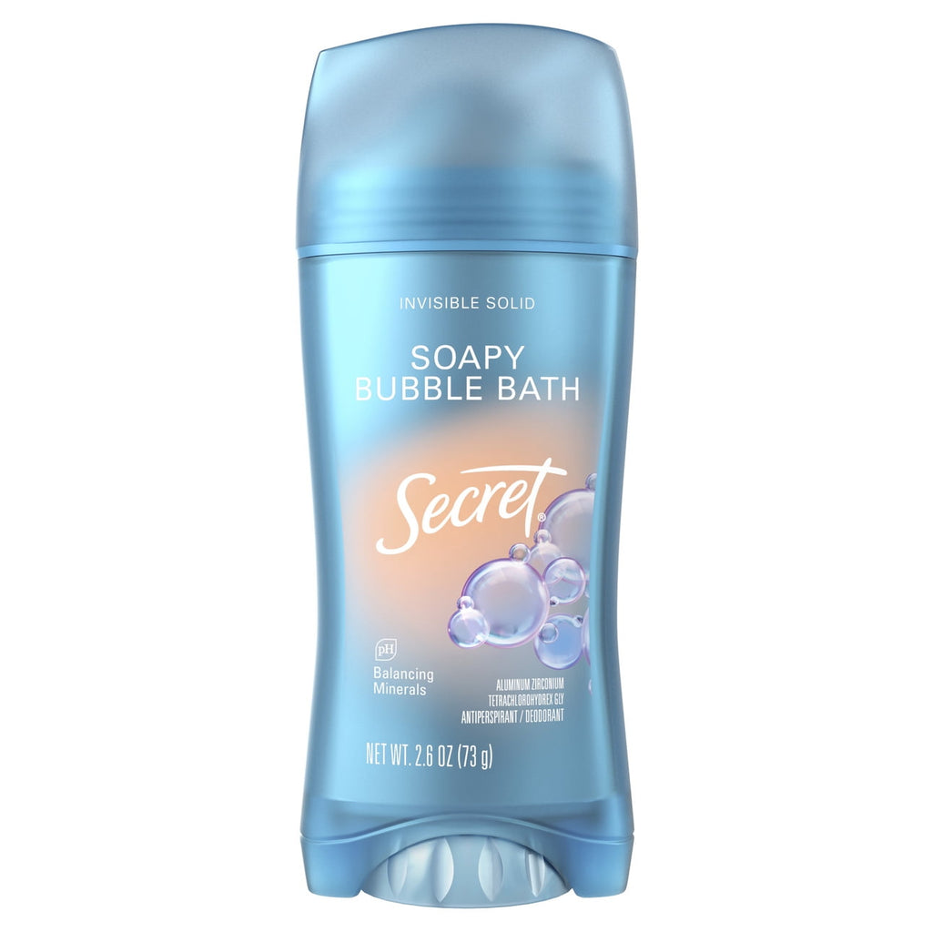 Fresh Invisible Solid Antiperspirant &amp; Deodorant for Women, Bubble Bath, 2.6oz