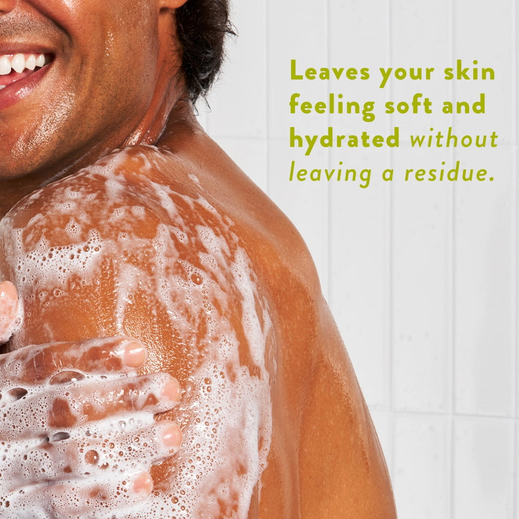 Body Wash, Aloe &amp; Green Tea, Sulfate Free, Naturally Derived Ingredients, 24hr Freshness, for Women &amp; Men, 18 fl oz