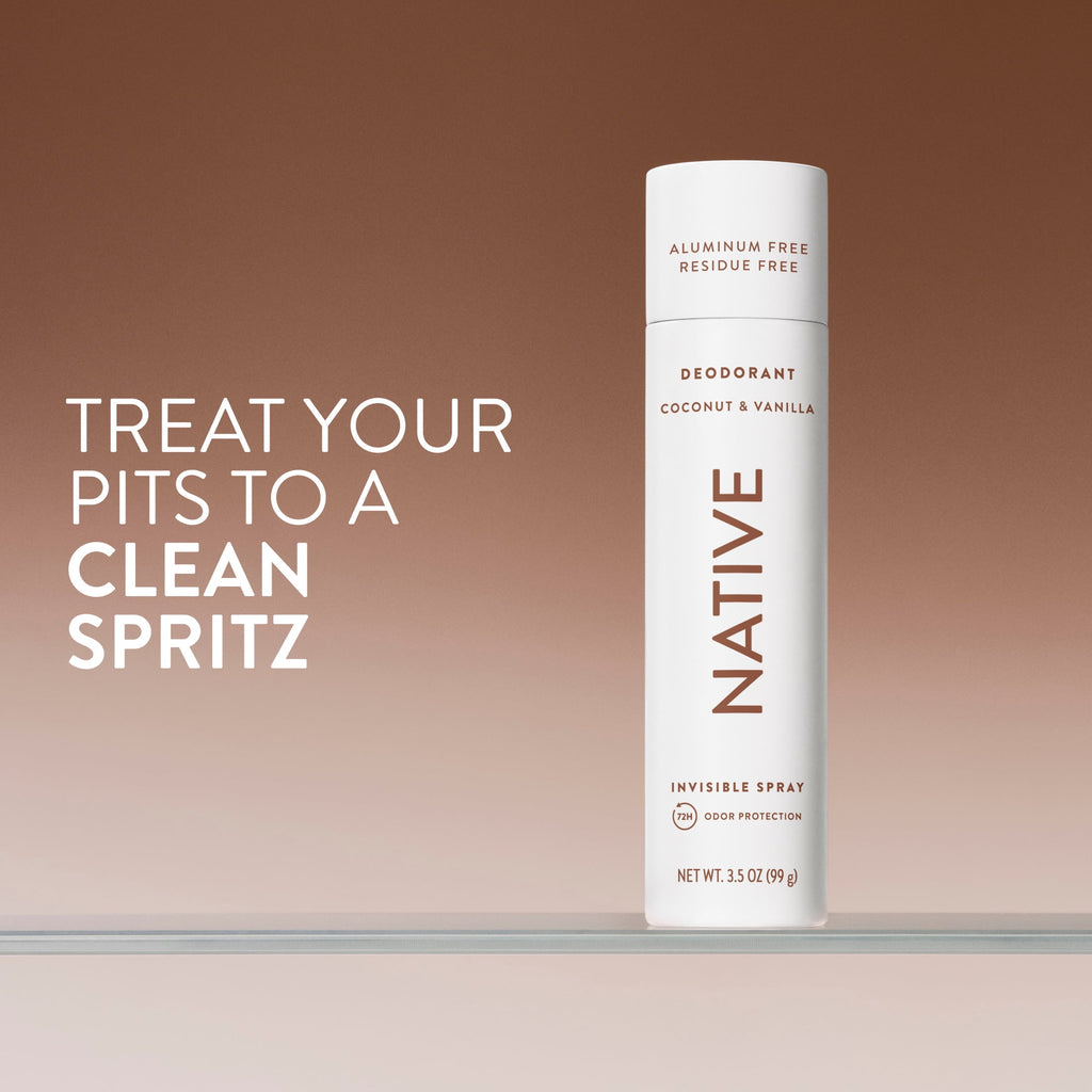 Deodorant &amp; Body Spray, Aluminum Free, Coconut &amp; Vanilla, for Women and Men, 3.5 oz