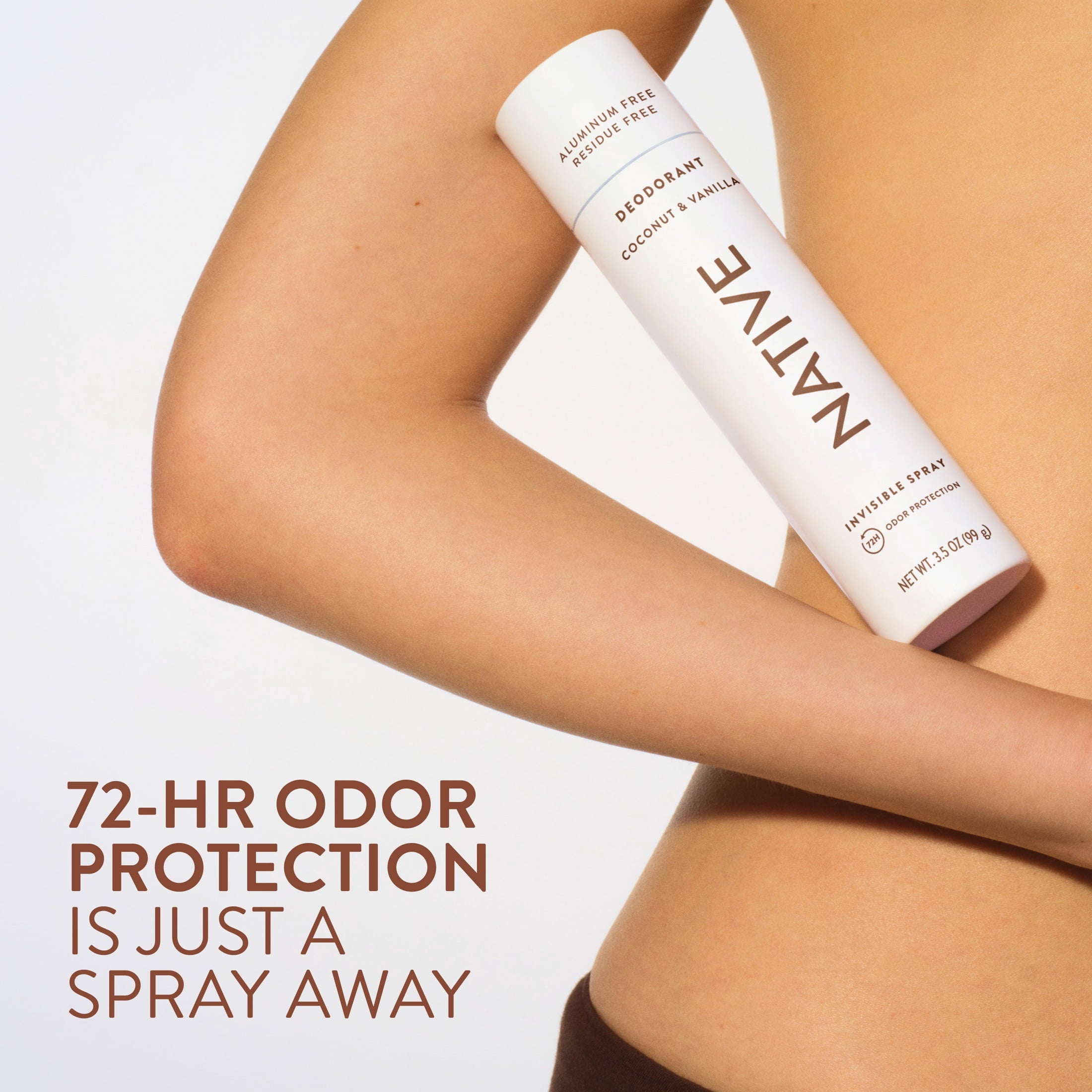 Deodorant &amp; Body Spray, Aluminum Free, Coconut &amp; Vanilla, for Women and Men, 3.5 oz