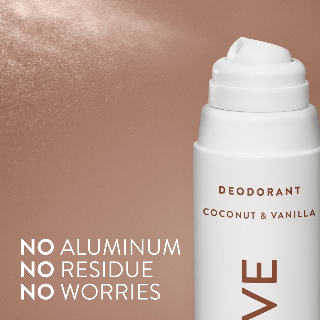 Deodorant &amp; Body Spray, Aluminum Free, Coconut &amp; Vanilla, for Women and Men, 3.5 oz