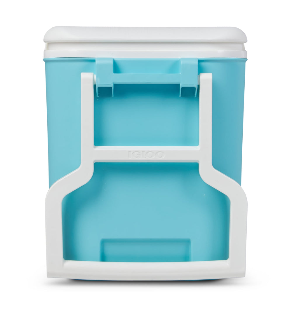 38 qt. 'Wheelie Cool' Hard Ice Chest Cooler with Wheels - Blue