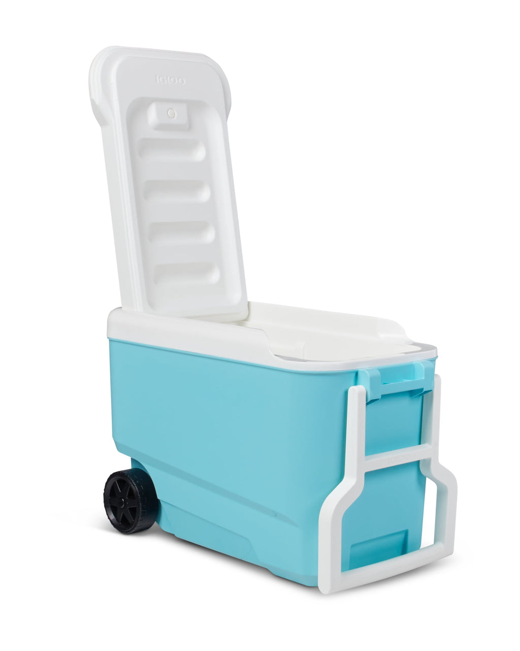 38 qt. 'Wheelie Cool' Hard Ice Chest Cooler with Wheels - Blue