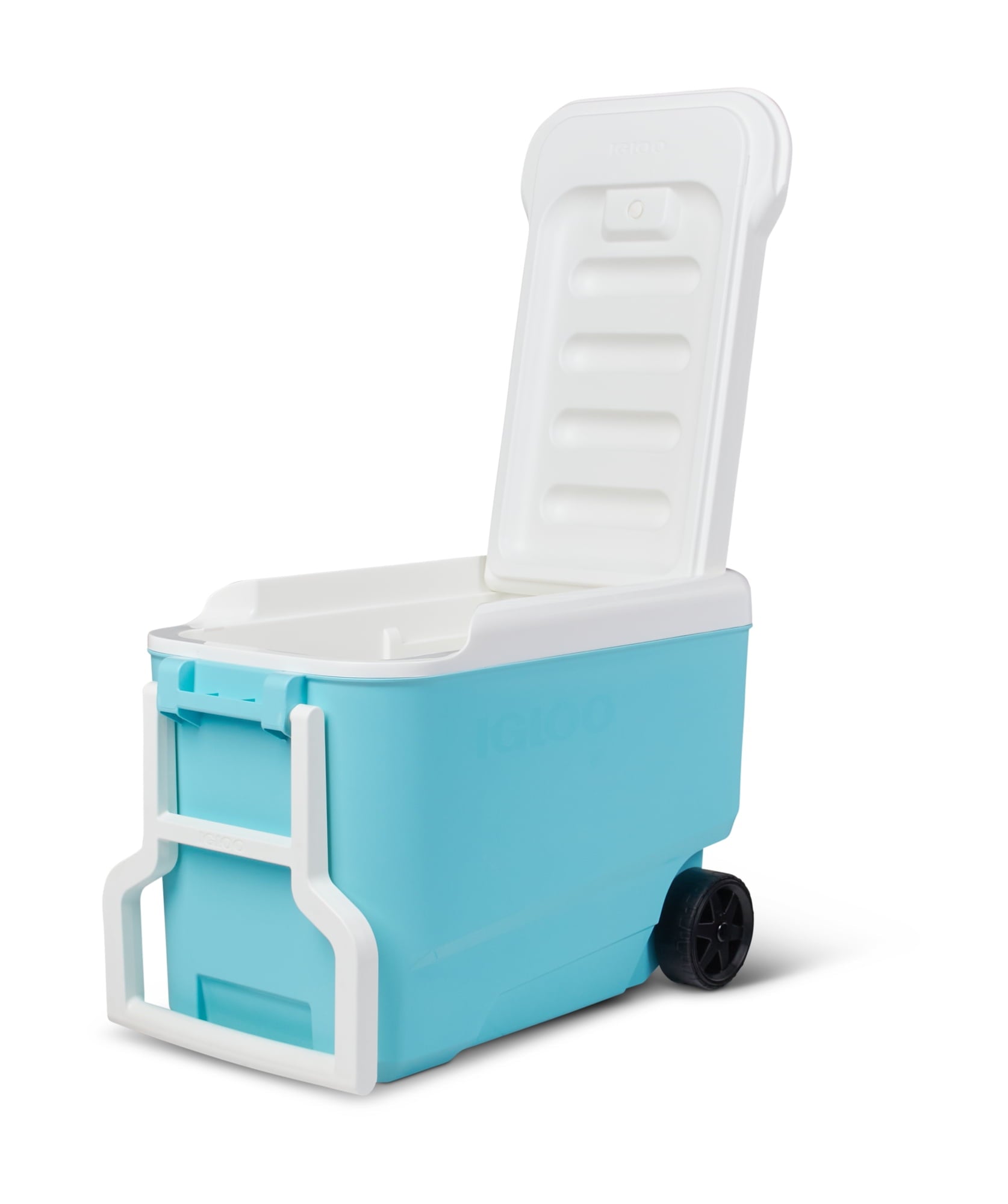 38 qt. 'Wheelie Cool' Hard Ice Chest Cooler with Wheels - Blue