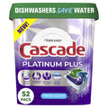 Platinum Plus Dishwasher Pods, Action Pacs Dishwasher Detergent Tabs, Fresh, 52 Count