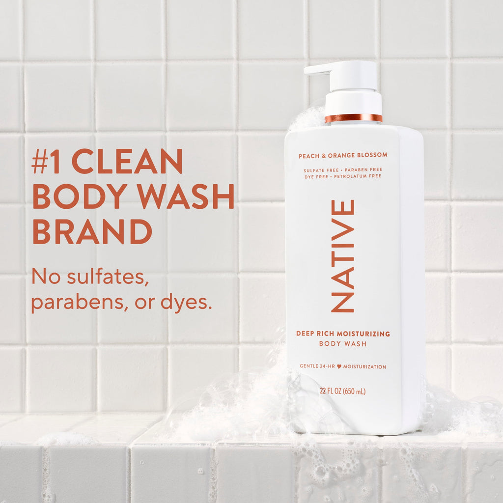 Moisturizing Body Wash Peach &amp; Orange Blossom, 22oz